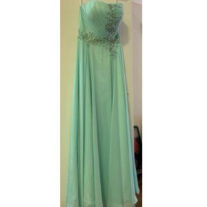 Women's Prom Gown/Party Gown Seafoam Blue/Green